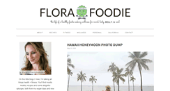 Desktop Screenshot of florafoodie.com